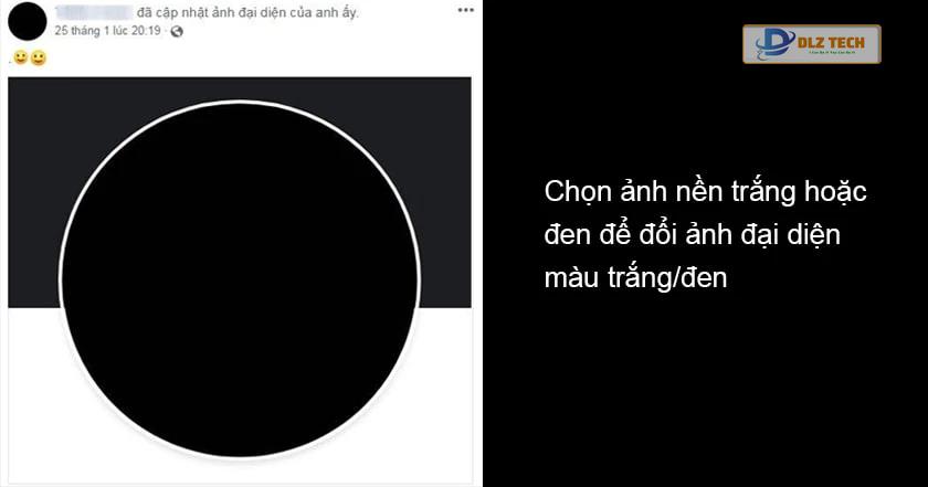 Ảnh đại diện màu đen/trắng