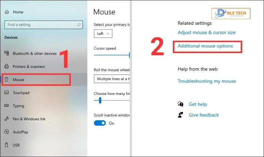 hướng dẫn thay mới con chuột trên win 10