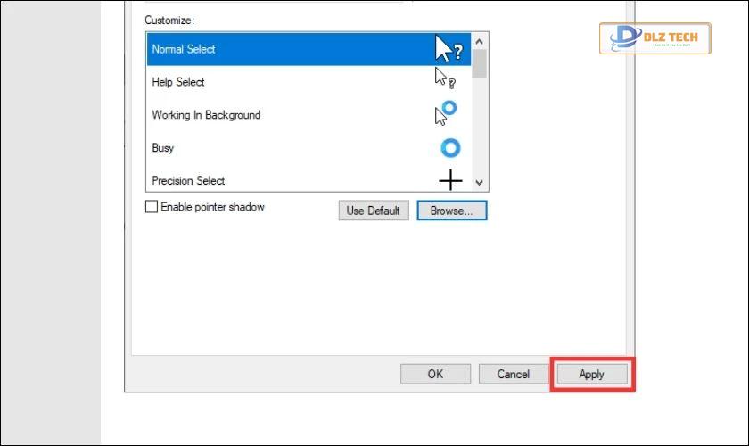 cách custom cursor