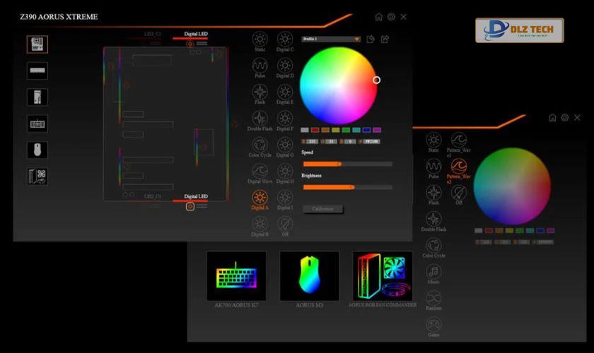 Cách thay đổi màu đèn LED bàn phím laptop GIGABYTE