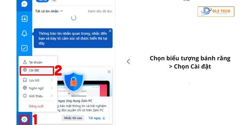 Cách đổi nhạc chuông Zalo trên máy tính Android - MacOS