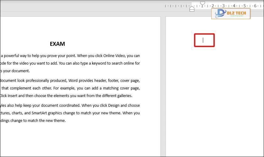 cách dùng tổ hợp phím ctrl + enter để thêm trang mới