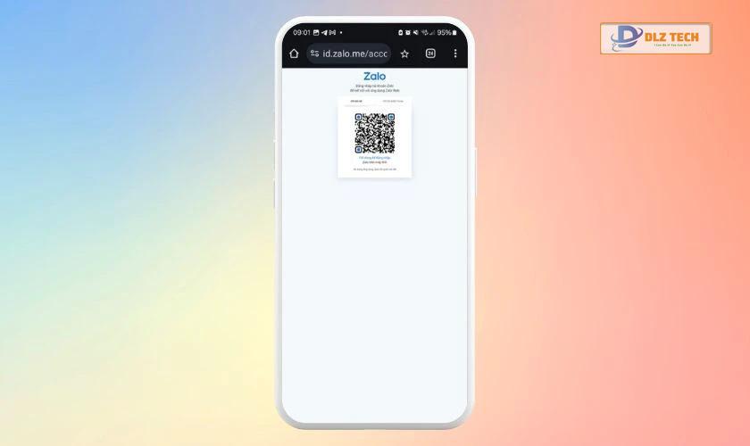 Truy cập mã QR trên Android