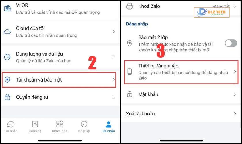 Xác định thiết bị đăng nhập