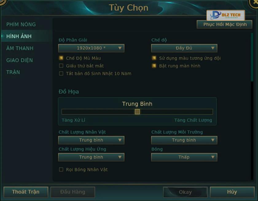 Cách thu nhỏ màn hình máy tính chơi game LOL