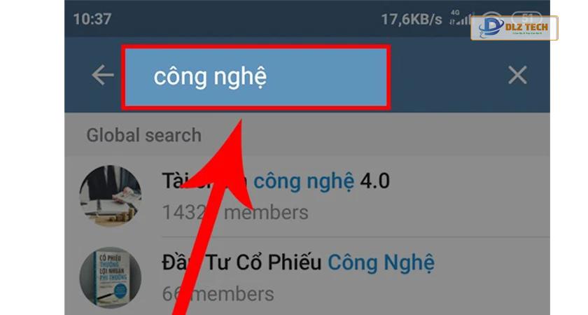 Tìm nhóm không cần liên kết mời