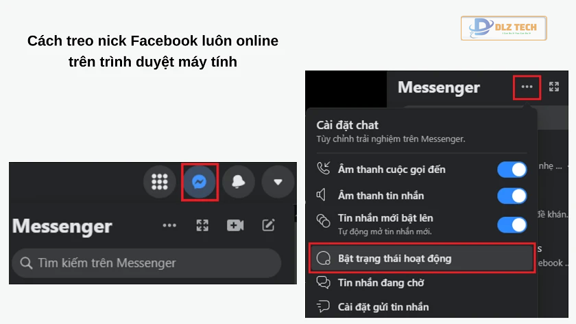 Treo nick Facebook trên máy tính / laptop