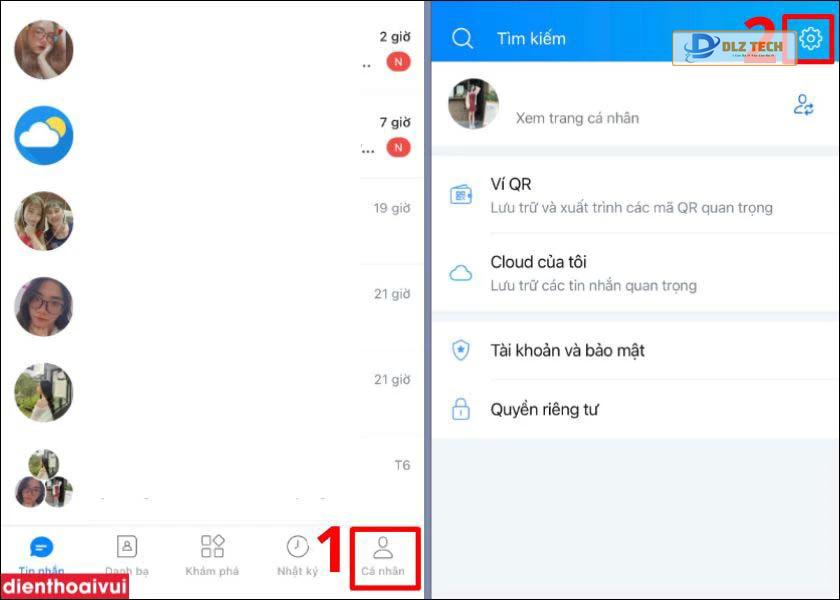 Cách tắt chế độ đã xem trên Zalo