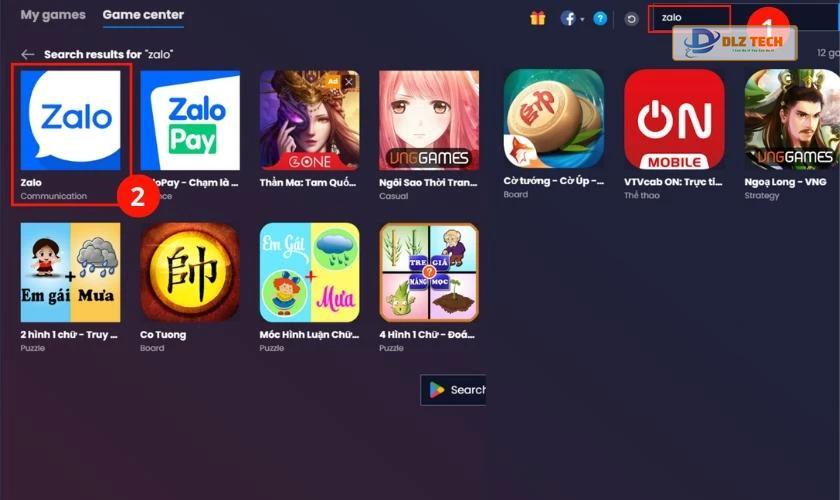 Tải Zalo về Bluestacks
