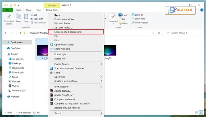 Đổi hình nền máy tính laptop trên Windows 11