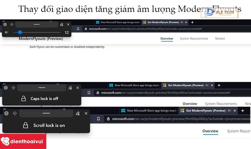 Lợi ích của việc sử dụng Modern Flyouts