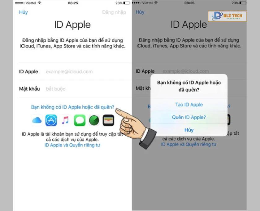 Tạo tài khoản ID Apple trên điện thoại iPhone