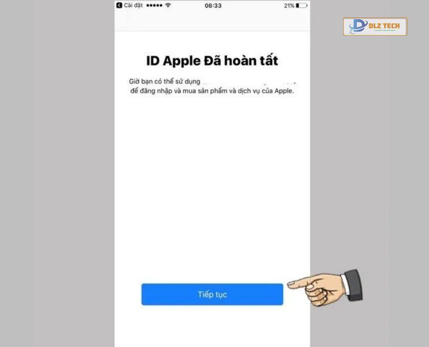 Tạo tài khoản ID Apple trên điện thoại iPhone