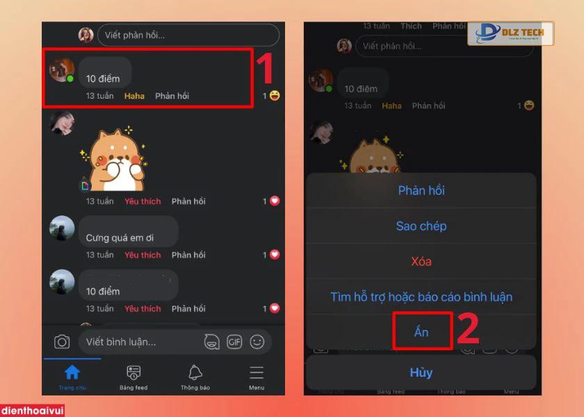 Tắt bình luận trên trang Facebook cá nhân