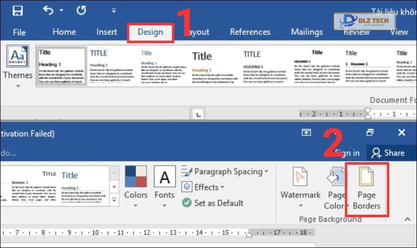 Cách tạo dòng kẻ ngang trong Word bằng Border