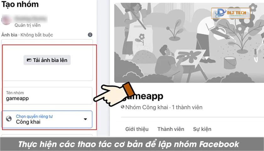 Cách tạo nhóm trên Facebook bằng máy tính