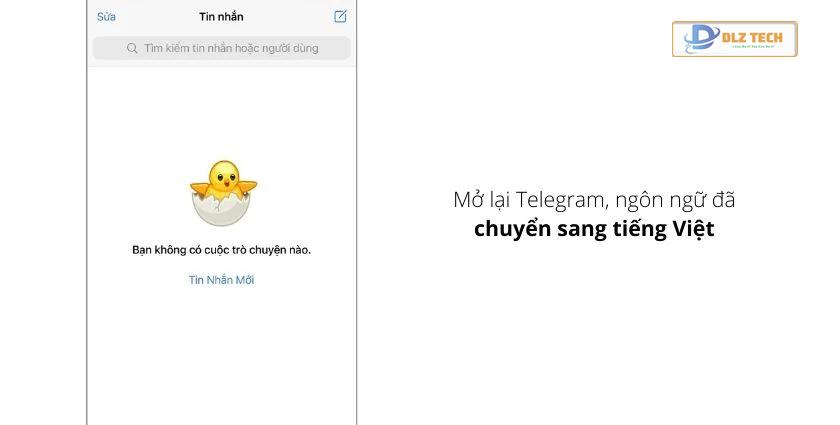 Mở lại Telegram