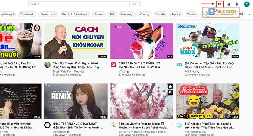 Cách tải video lên Youtube bằng máy tính