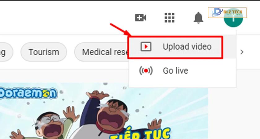 Cách tải video lên Youtube bằng máy tính
