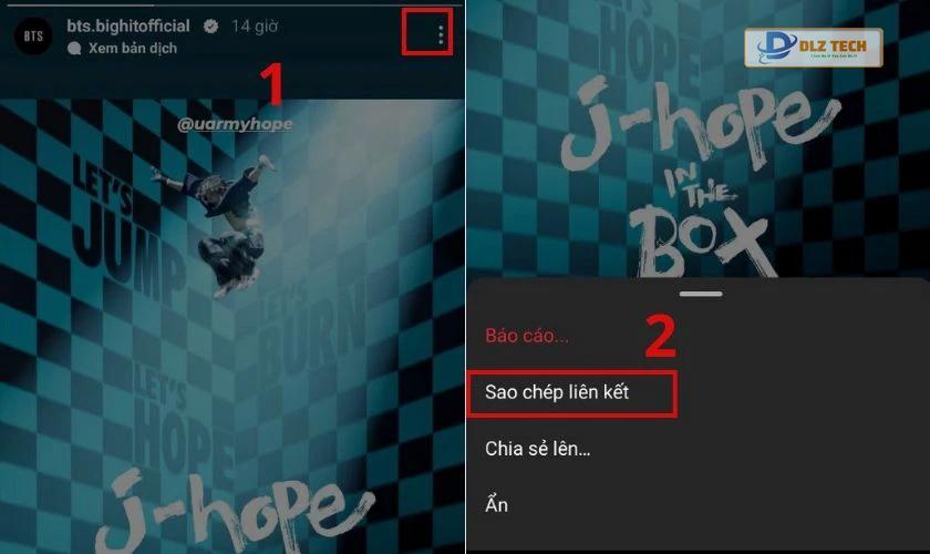 cách tải story instagram về điện thoại android