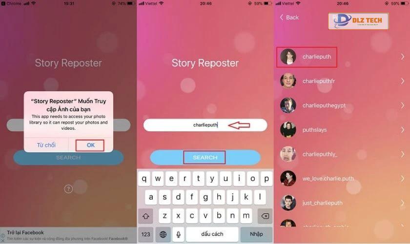 cách tải story instagram trên điện thoại iphone
