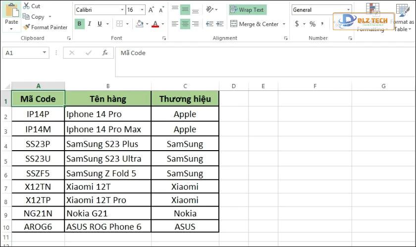 cách tạo drop list trong excel nhanh