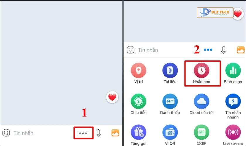 Hướng dẫn tạo lịch nhắc hẹn trong nhóm chat trên Zalo bằng điện thoại