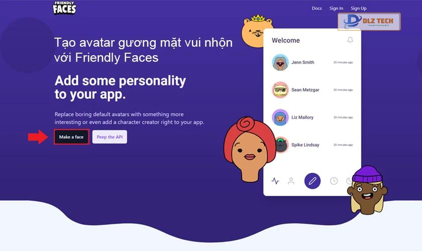 Tạo avatar hoạt hình