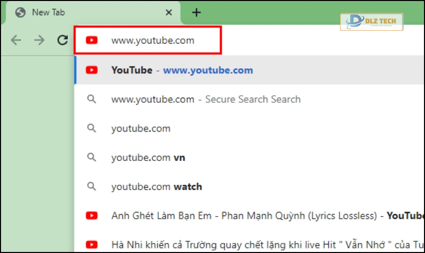 Sử dụng trình duyệt khác để truy cập YouTube