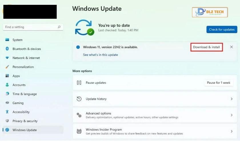 Cập nhật Win 11