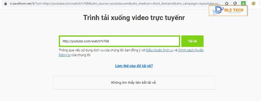Hãy tải video bị chặn xuống
