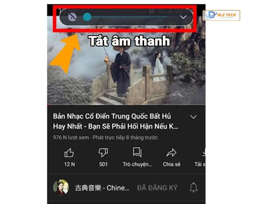 youtube bị mất tiếng