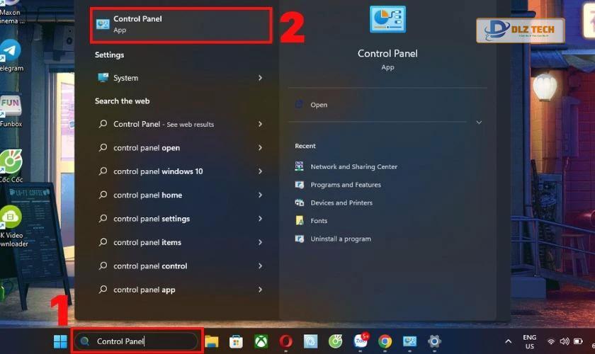 Sửa lỗi mất WiFi bằng Control Panel