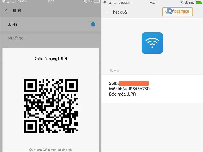 Sử dụng mã QR