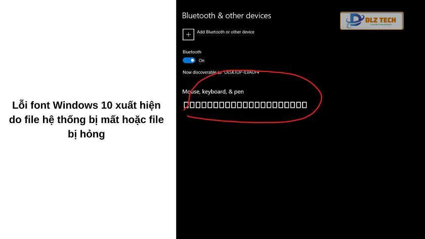 Cách khắc phục nhanh lỗi font chữ Windows 10