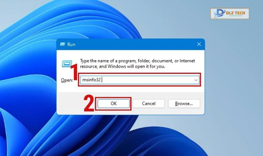 Dùng lệnh msinfo32 để check cấu hình laptop