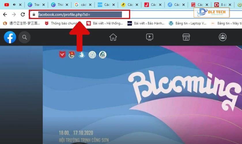 cách gửi link trang cá nhân facebook cho người khac trên máy tính