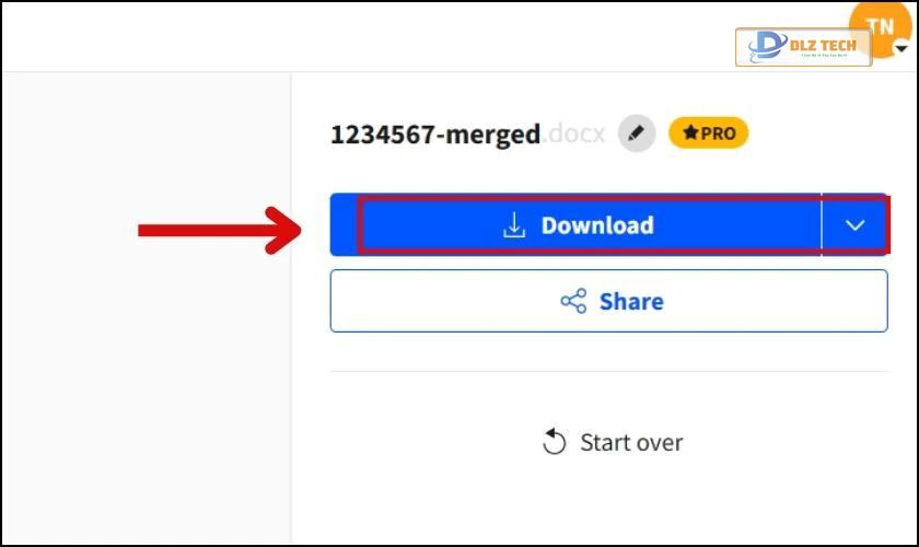 Nhấn download để tải file Word về máy