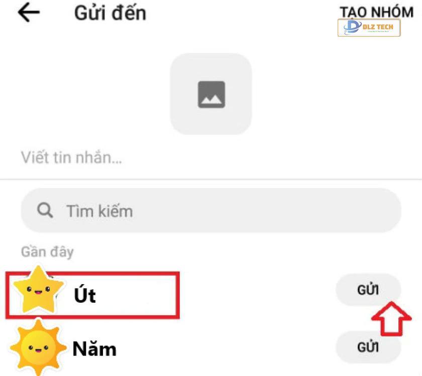 Cách gửi file trên điện thoại