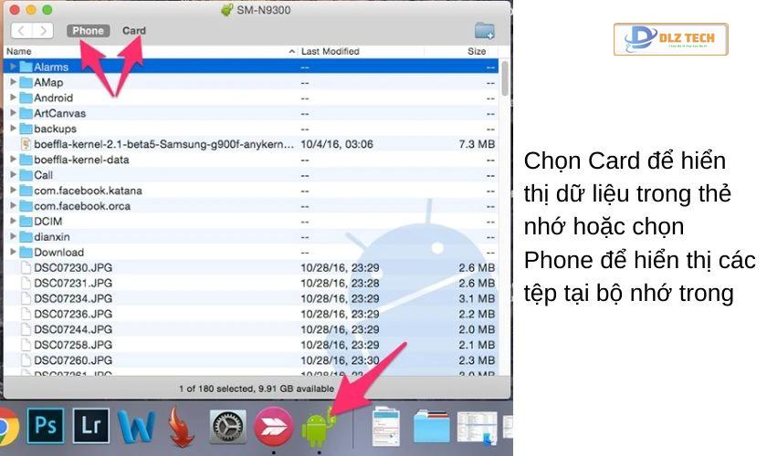 Kết nối Android và Macbook