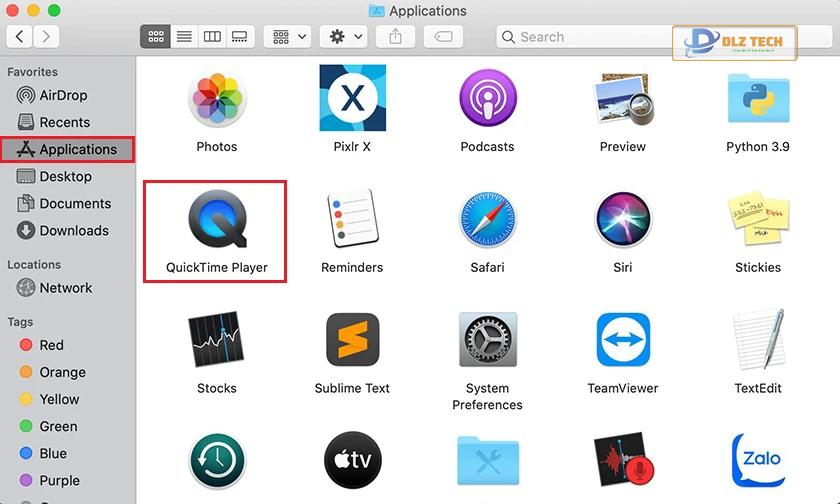 Hướng dẫn ghi âm trên Macbook bằng QuickTime Player