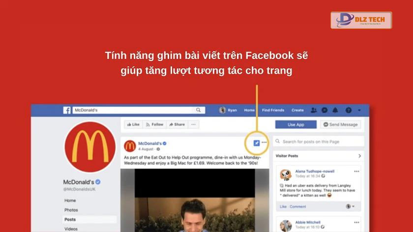 cách ghim bài viết trên trang cá nhân facebook
