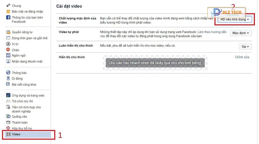 Đăng video HD lên Facebook bằng máy tính