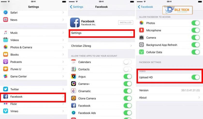 Up video chất lượng HD lên Facebook bằng điện thoại iPhone