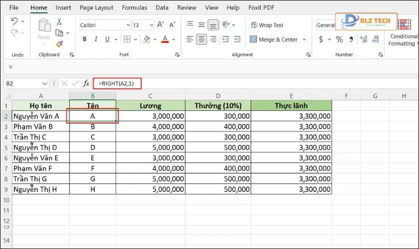 ẩn công thức trong Excel