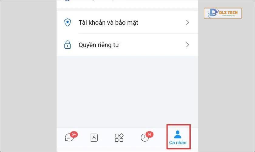 sao lưu tin nhắn zalo