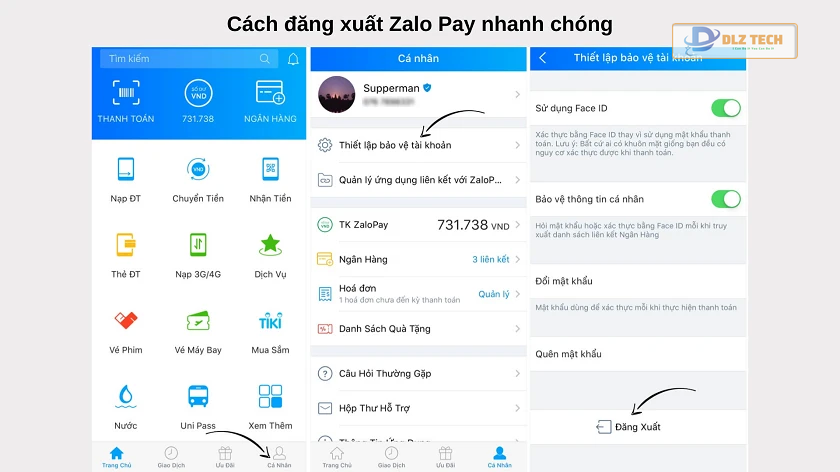 Chọn Thiết lập bảo vệ tài khoản