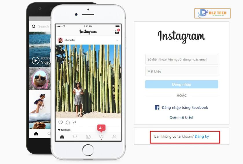 Cách tạo tài khoản Instagram trên máy tính bằng trình duyệt
