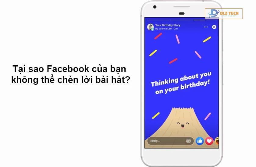 cách chèn lời bài hát vào Story Facebook
