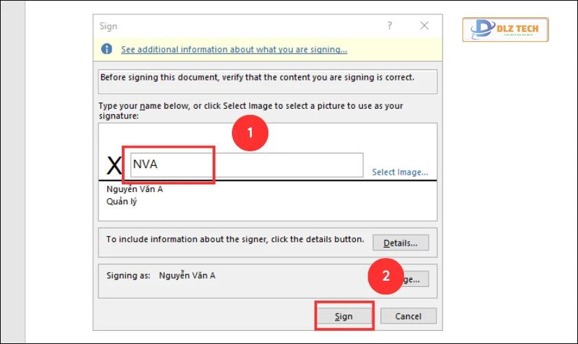 insert chữ ký digital từ file SELFCERT.EXE